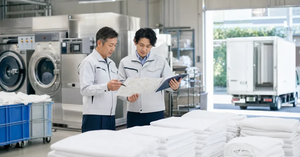 京都 ホテルリネン M&Aで評価される清潔なリネン工場と配送・事業承継